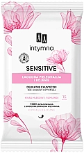 Kup Delikatne chusteczki do higieny intymnej, 15 szt. - AA Intimate Sensitive Delicate Hygiene Wipes