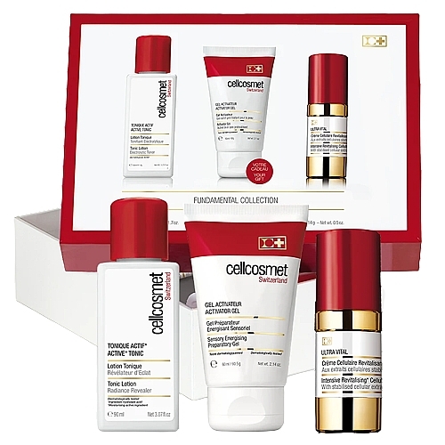 WYPRZEDAŻ Zestaw - Cellcosmet Fundamental Collection (lot/90ml + gel/60ml + cr/15ml) * — Zdjęcie N2