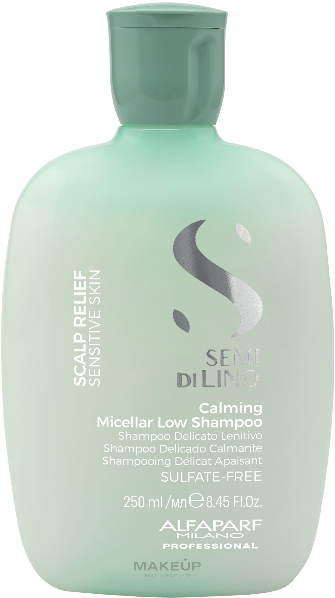 Kojący szampon micelarny - Alfaparf Semi Di Lino Scalp Relief Calming Micellar Low Shampoo — Zdjęcie 250 ml