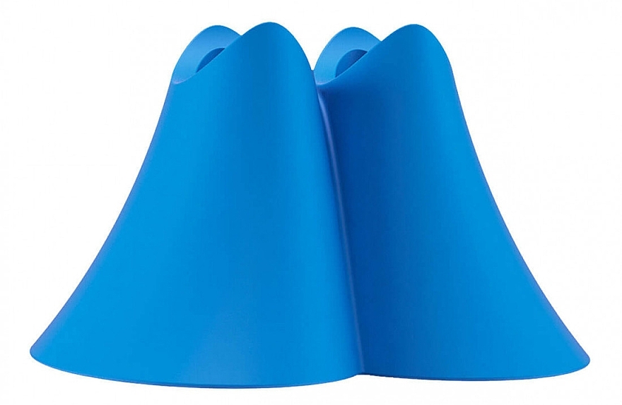 Podwójny stojak na szczoteczki do zębów wykonany z bioplastiku,, niebieski - Promis Holder Duo Toothbrush Stand Blue — Zdjęcie N1