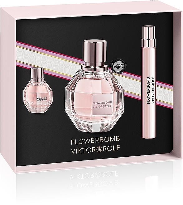 Viktor & Rolf Flowerbomb - Zestaw (edp 50 ml + edp 10 ml + edp 7 ml) — Zdjęcie N3