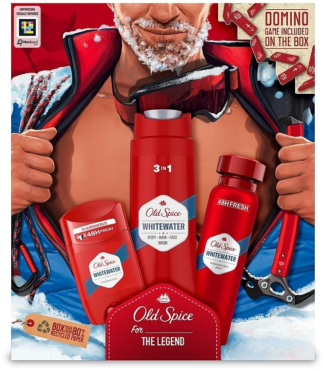 Zestaw - Old Spice The Legend (spray/150ml + sh/gel/250ml + stick/50ml) — Zdjęcie N1