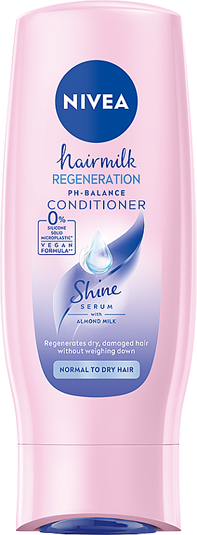 Odżywka do włosów o normalnej strukturze - NIVEA Hairmilk Natural Shine Conditioner