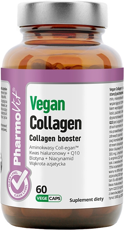 Suplement diety Kolagen wegański - Pharmovit Vegan Collagen — Zdjęcie N1