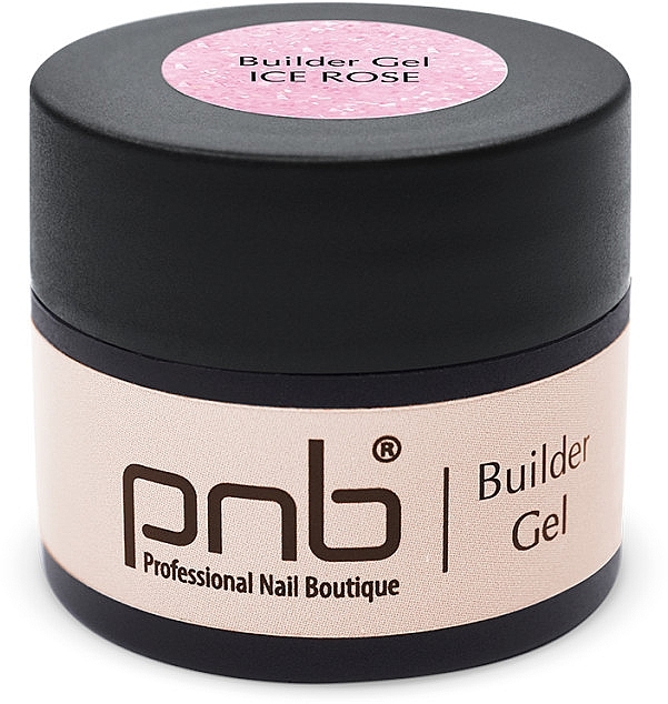 Żel do modelowania, różowy - PNB UV/LED Builder Gel Ice Rose — Zdjęcie N2