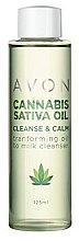 Lekki olejek do oczyszczania twarzy z olejem konopnym - Avon Cannabis Sativa Oil — Zdjęcie N1