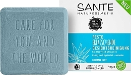 Kup Odświeżające mydło do twarzy - Sante Refreshing Facial Cleansing Aloe Vera & Chia Seeds