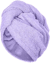 Kup Ręcznik turban do włosów, fioletowy – Makeup Hair Towel 