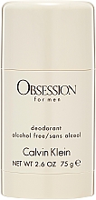 Dezodorant w sztyfcie dla mężczyzn - Calvin Klein Obsession For Men — фото N1