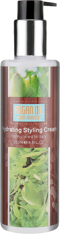 Nawilżający krem do stylizacji włosów - Clever Hair Cosmetics Morocco argan oil Hydrating Styling Cream — Zdjęcie N1
