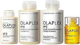 Zestaw wzmacniający i nabłyszczający włosy - Olaplex In Good Repair Strength & Shine Hair Kit (shm/100ml + con/100ml + elixir/50ml + oil/30ml) — Zdjęcie N2