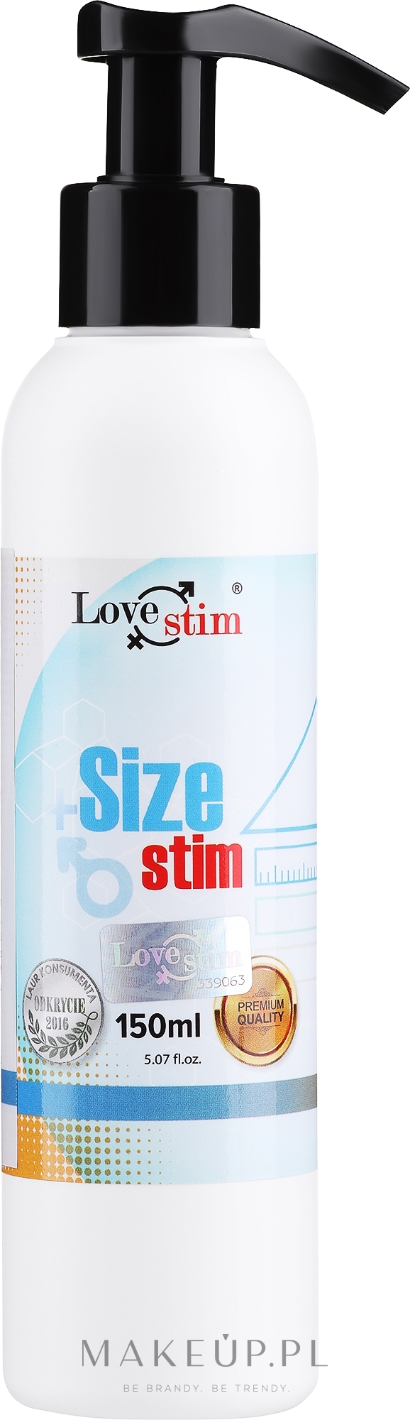 Żel na powiększenie penisa - Love Stim +Size Stim — Zdjęcie 150 ml