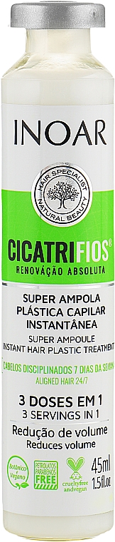 Ampułka do laminowania włosów z witaminą E - Inoar CicatriFios Super Ampoule
