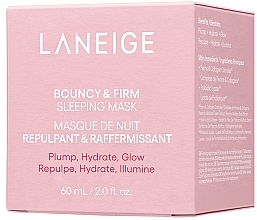Maseczka do twarzy na noc - Laneige Bouncy & Firm Sleeping Mask — Zdjęcie N3