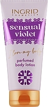 Perfumowany balsam do ciała - Ingrid Cosmetics Sensual Violet Perfumed Body Lotion — Zdjęcie N1