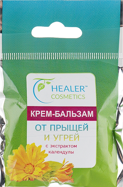 Krem-balsam na trądzik i zaskórniki z ekstraktem z nagietka - Healer Cosmetics — Zdjęcie N1