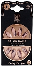 Zestaw sztucznych paznokci - Sosu by SJ Salon Nails In Seconds Falling For You — Zdjęcie N1