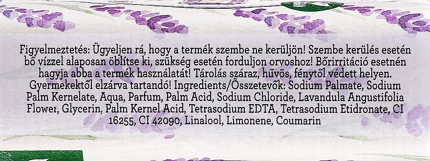 Mydło tłoczone na zimno Lawenda - Yamuna Lavender Cold Pressed Soap — Zdjęcie N2
