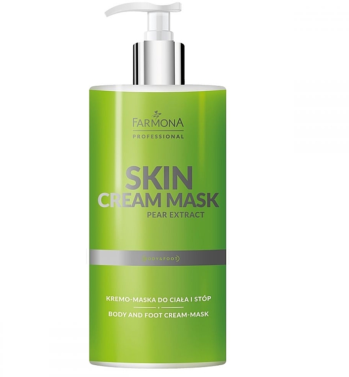 Krem-maska do ciała i nóg o zapachu gruszki - Farmona Professional Skin Cream Mask Pear Extract — Zdjęcie N1