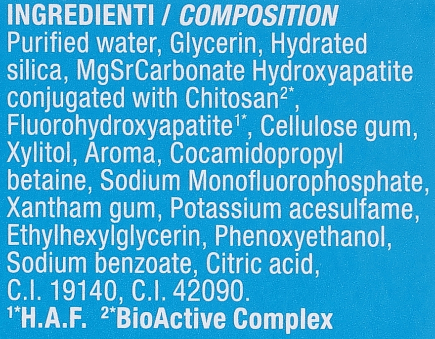 Pasta do zębów dla dzieci od 6 miesięcy do 6 lat, miętowa - Curaprox Curasept Biosmalto Baby-Kid Caries, Abrasion & Erosion Delicate Mint — Zdjęcie N3