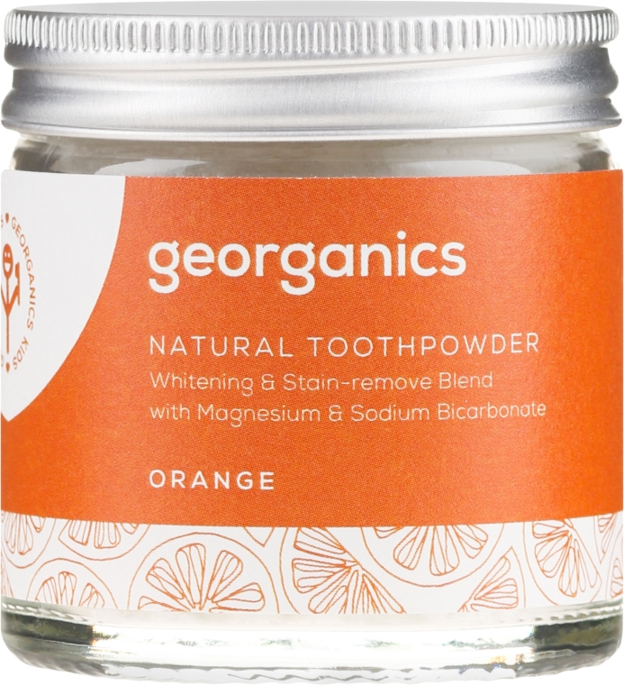 Naturalny proszek do zębów - Georganics Red Mandarin Natural Toothpowder — Zdjęcie N2