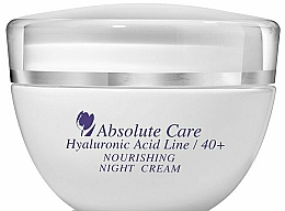 Kup Odżywczy krem do twarzy na noc z kwasem hialuronowym - Absolute Care Hyaluronic Acid Nourishing Night Cream 