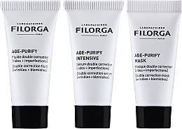 Zestaw miniproduktów do ciała - Filorga Age Purify Purifying Smoothing (mask/7ml + serum/7ml + fl/7ml) — Zdjęcie N2
