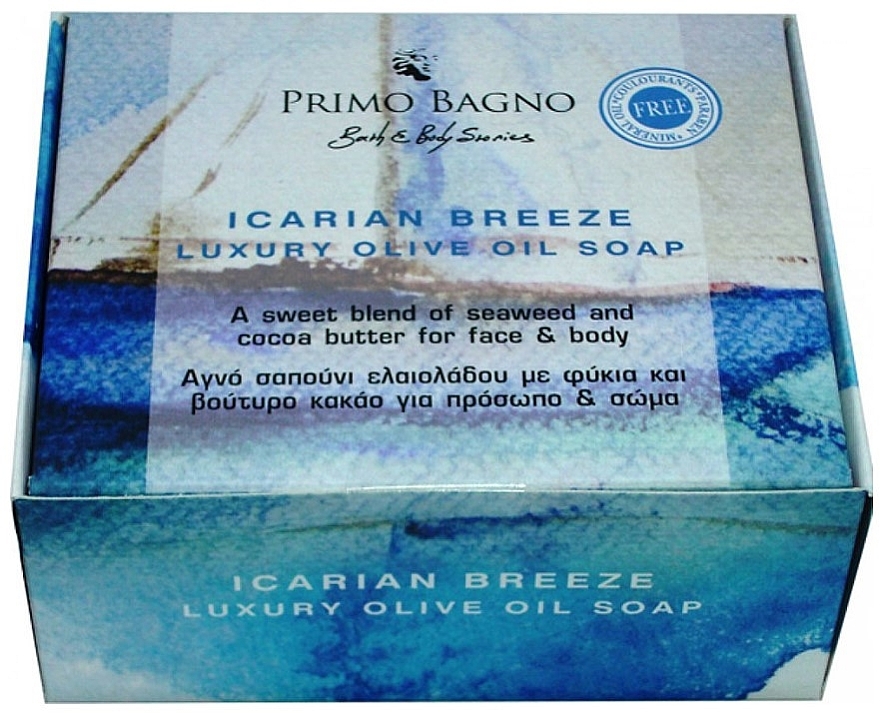 Mydło do twarzy i ciała z oliwą z oliwek - Primo Bagno Icarian Breeze Luxury Olive Oil Soap — Zdjęcie N1