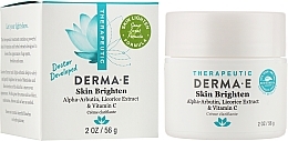 Rozświetlający krem ​​do twarzy z cynkiem - Derma E Therapeutic Topicals Skin Lighten Cream — Zdjęcie N2