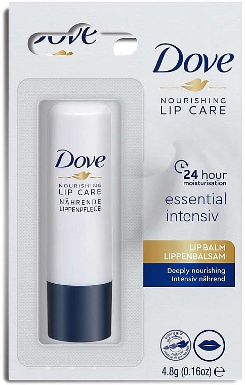 Nawilżający balsam do ust - Dove Lip Balm Care Essential — Zdjęcie N1