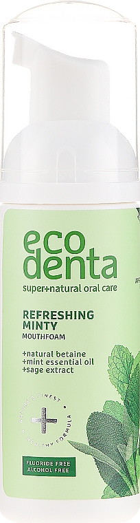 Odświeżająca miętowa pianka do płukania jamy ustnej - Ecodenta Mouthwash Refreshing Oral Care Foam — Zdjęcie N1