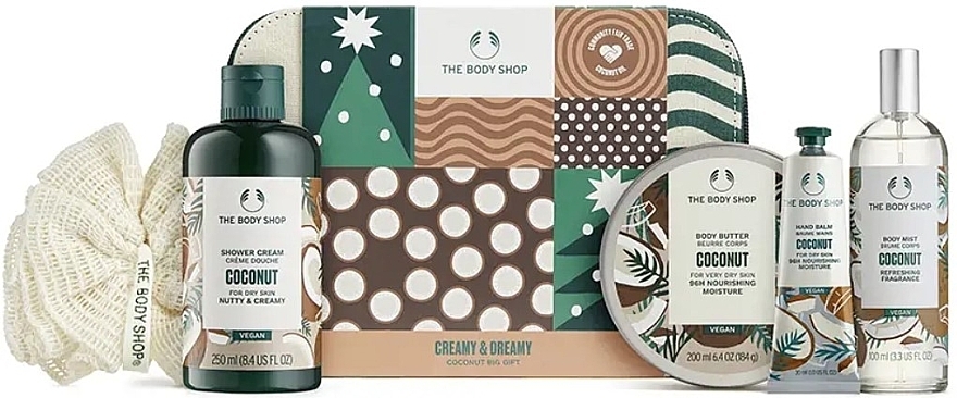 Zestaw, 6 produktów - The Body Shop Creamy & Dreamy Coconut Big Gift — Zdjęcie N1