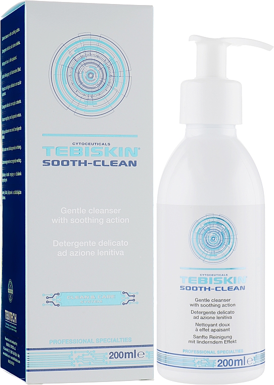 Delikatny żel oczyszczający do skóry wrażliwej - Tebiskin Sooth-Clean Cleanser