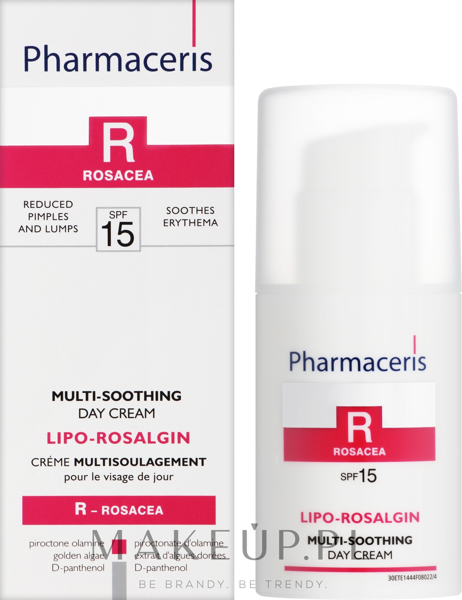 Multikojący krem do twarzy - Pharmaceris R Lipo Rosalgin Multi-Soothing Cream — Zdjęcie 30 ml