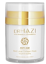 Kup PRZECENA! Maseczka do twarzy Czerwony lotos - Dr.Hazi Anti Age Collagen Mask *