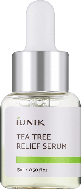 Kojące serum z drzewem herbacianym - iUNIK Tea Tree Relief Serum
