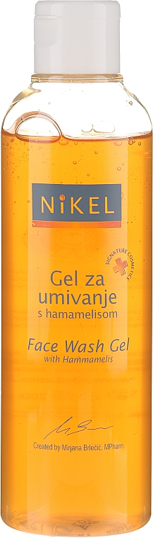 Oczyszczający żel do twarzy z oczarem wirginijskim - Nikel Face Wash Gel with Hamamelis — Zdjęcie N1