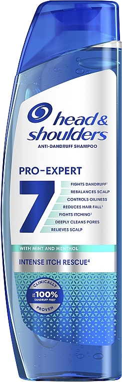 Szampon przeciwłupieżowy Mięta i mentol - Head & Shoulders Pro-Expert 7 With Mint And Menthol — Zdjęcie N1