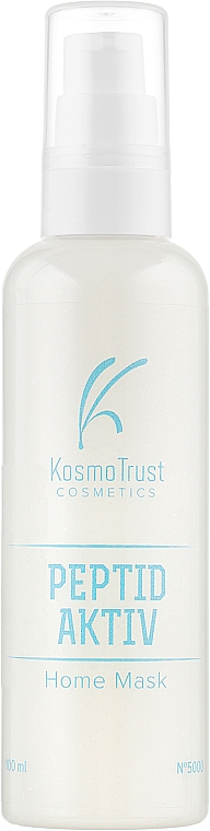 Peptydowa maseczka rozjaśniająca do cery naczynkowej - KosmoTrust Cosmetics Peptid Aktiv Home Mask