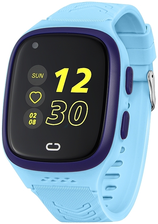 Inteligentny zegarek dla dzieci, niebieski - Garett Smartwatch Kids Rock 4G RT — Zdjęcie N1
