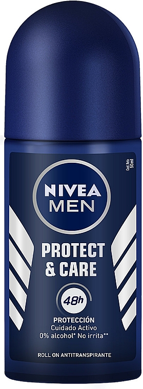 Zestaw - Nivea Men Protect & Care 2021 (ash/balm/100ml + shaving/gel/200ml + deo/50ml + lip/balm/4.8g + bag) — Zdjęcie N5