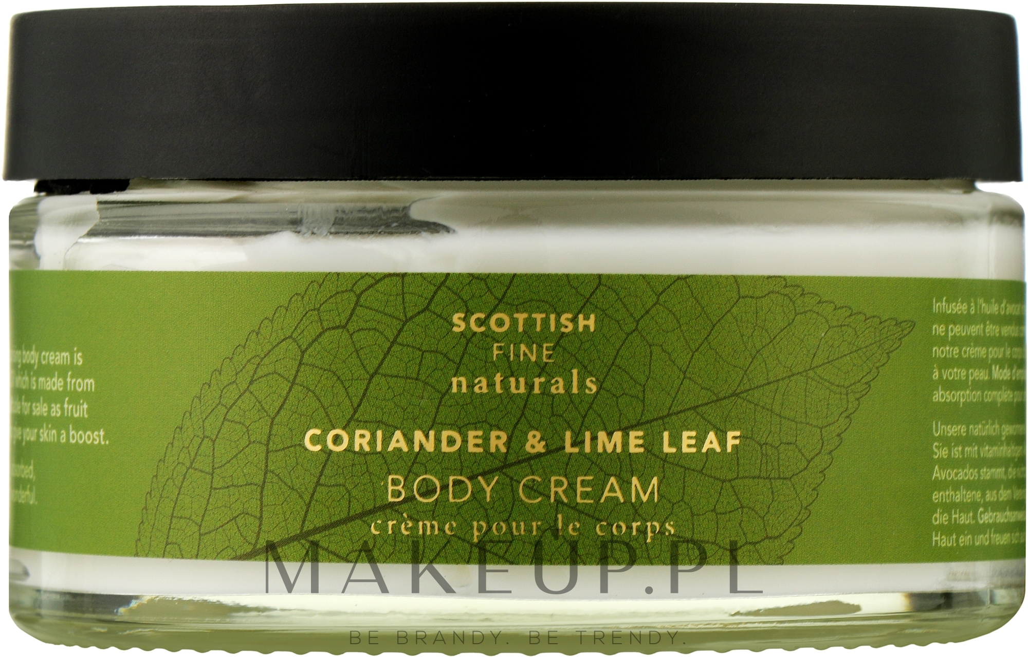 Krem do ciała z kolendrą i liśćmi limonki - Scottish Fine Soaps Naturals Coriander & Lime Leaf Body Cream — Zdjęcie 200 ml