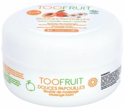 Balsam do masażu Morela i rumianek - TOOFRUIT Apricot Chamomile Massage Balm — Zdjęcie N2