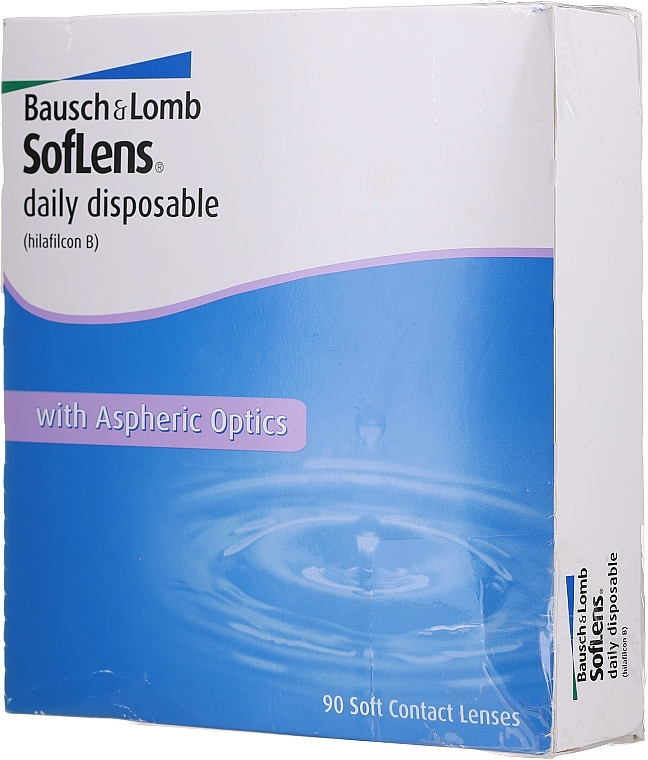 PRZECENA! Jednodniowe soczewki kontaktowe, promień krzywizny 8,6 mm, 90 szt. - Bausch & Lomb SofLens Daily Disposable * — Zdjęcie N2