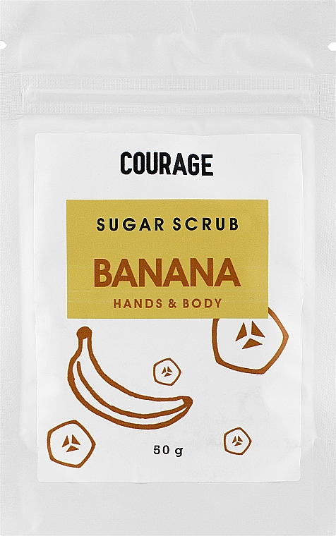 Cukrowy peeling do rąk i ciała Banan - Courage Banana Hands & Body Sugar Scrub (uzupełnienie)