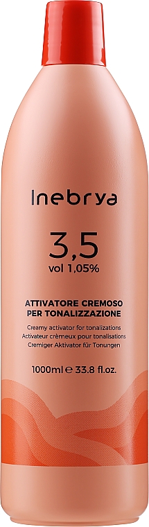 Krem-aktywator do tonowania włosów 1,05% - Inebrya Creamy Activator for Tonalizations