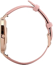 Smartwatch damski, różowe złoto, skóra - Garett Smartwatch Verona — Zdjęcie N5