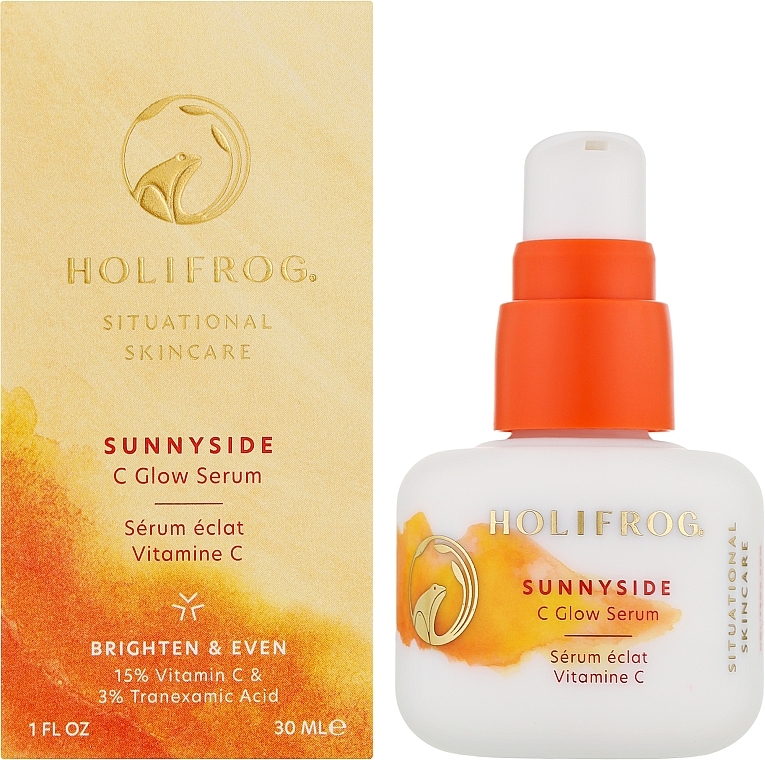 Serum rozświetlające skórę z witaminą C - HoliFrog Sunnyside C Glow Serum — Zdjęcie N2