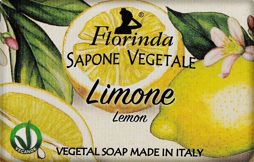 Naturalne mydło w kostce Cytryna - Florinda Lemon Natural Soap — Zdjęcie N3