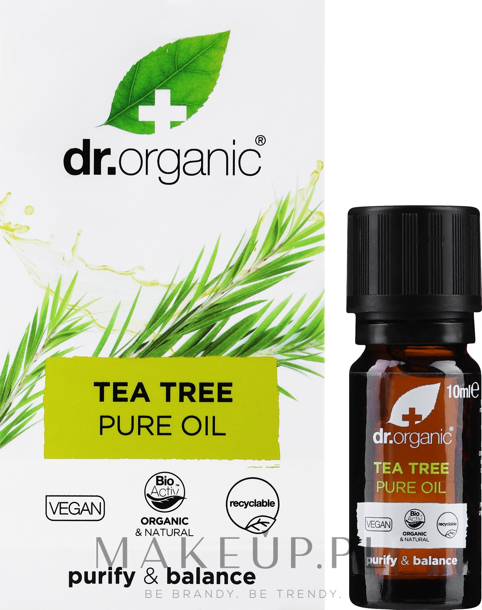 Olejek z drzewa herbacianego - Dr Organic Bioactive Organic Tea Tree Aceite Puro — Zdjęcie 10 ml